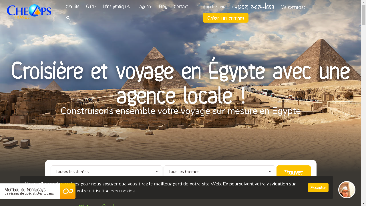 Capture d'écran de https://www.voyageegypte.fr/